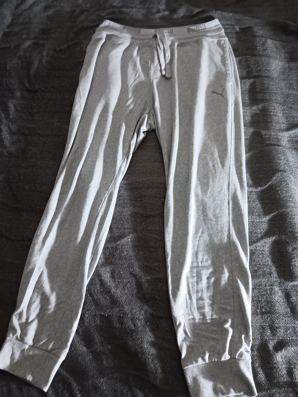 PUMA Men's Gray Lightweight Jogger Pants